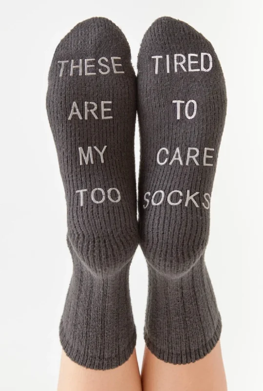 Women's microfiber socks for a lightweight optionZSUPPLY TOO TIRED RIB SOCKS